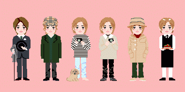 ドット絵のタッキーイラスト
